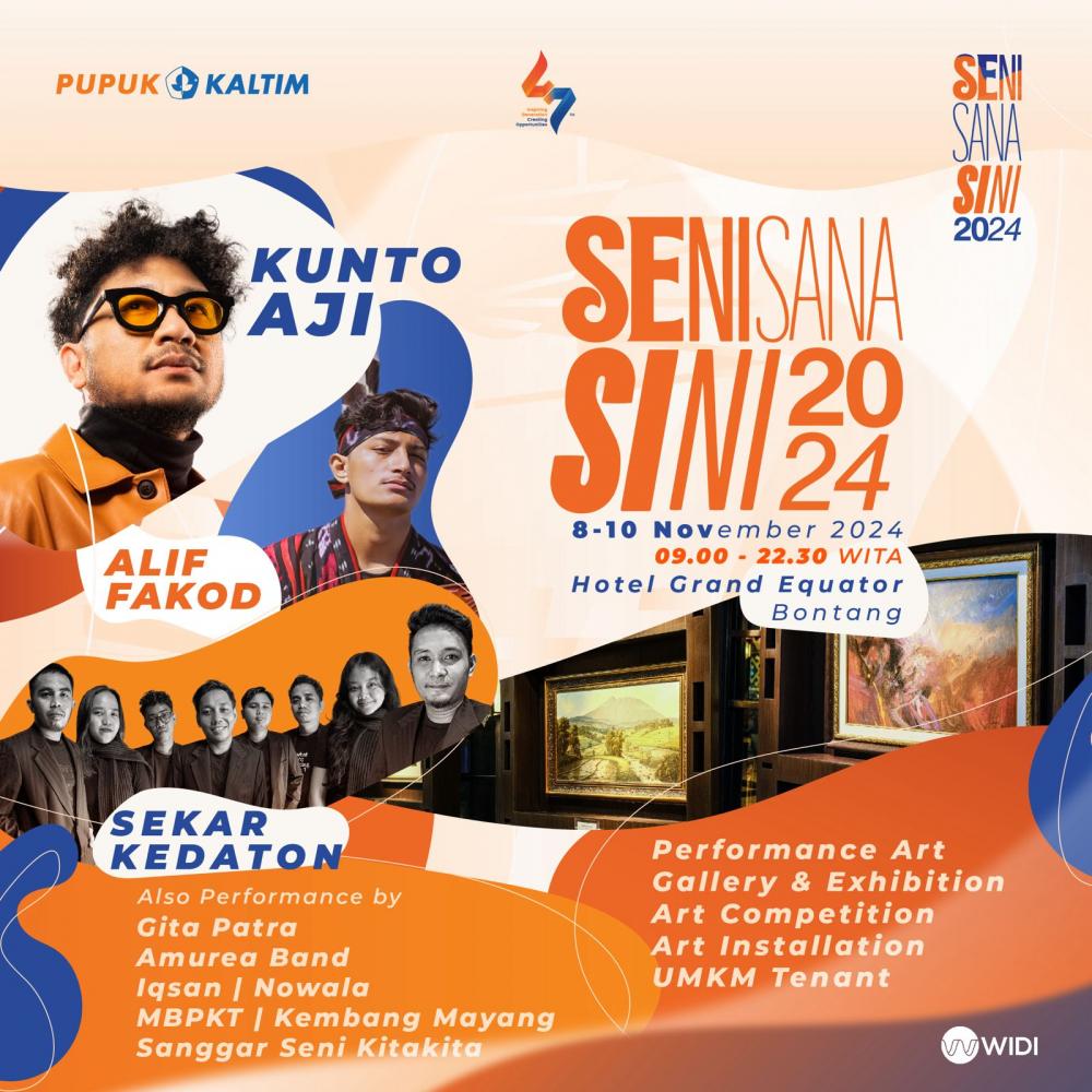 Mulai Besok, Panggung Seni Sana Sini Pupuk Kaltim Digelar di Hotel Equator