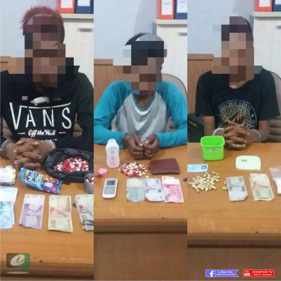 Edarkan Pil Koplo, Tiga Remaja di Kutim Dibekuk Polisi