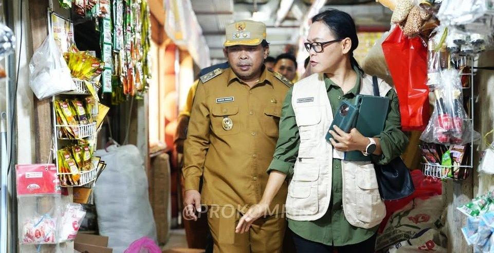 Jelang Natal, Harga Pangan Naik, Wawali Bontang Cek Pasar