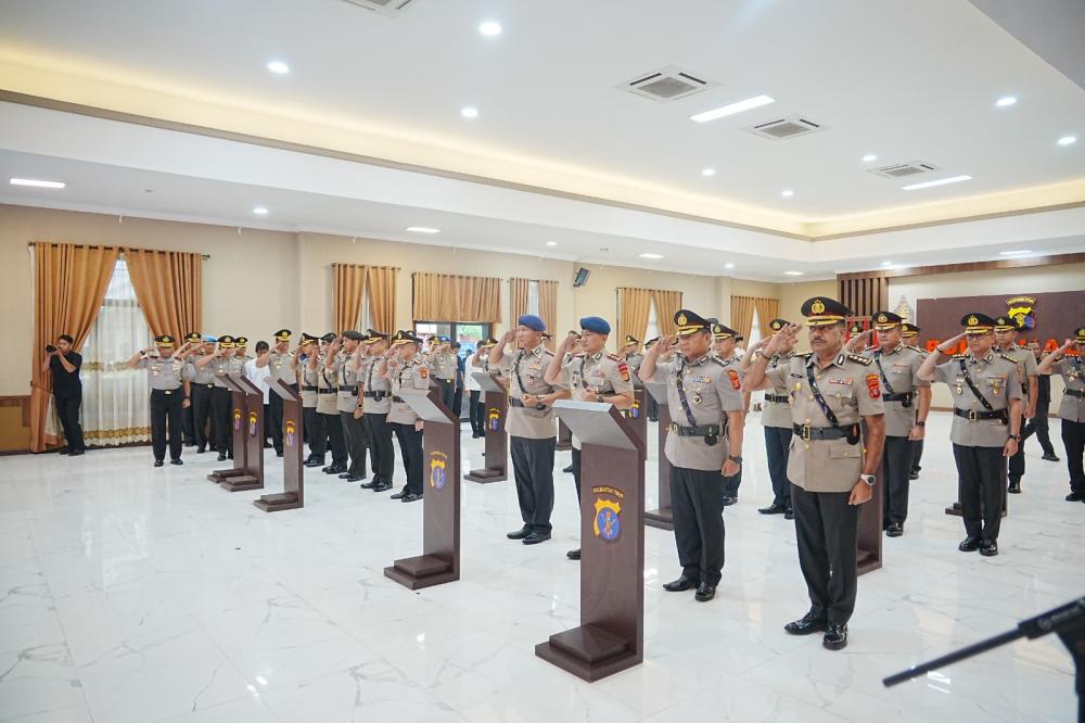 Mutasi Besar-besaran di Polda Kaltim: 7 Pejabat Utama dan 5 Kapolres Jajaran Berganti