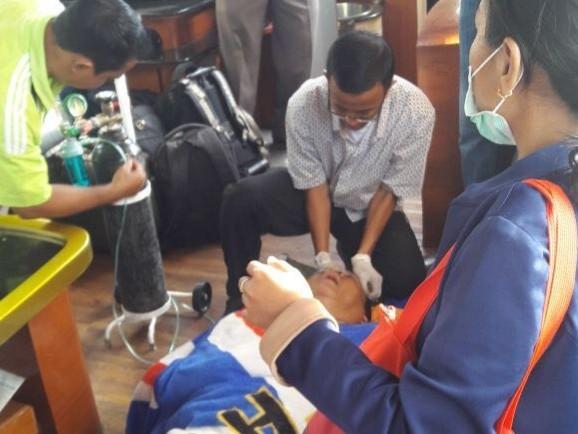 Kelelahan saat Masa Kampanye, Cawagub Nusyirwan Pingsan di Kukar