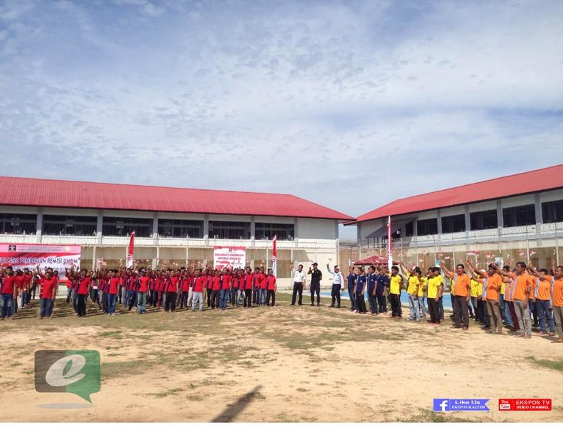 581 WARGA BINAAN LAPAS KELAS III BONTANG BANTU DITJENPAS CATAT REKOR MURI