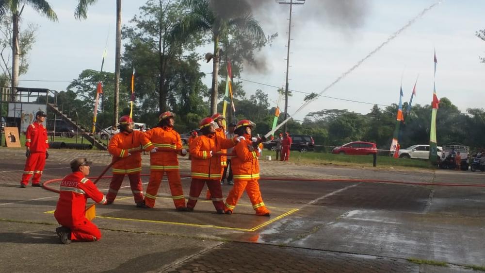 Jalin Silaturahmi Antar Rekanan dan JVC, Pupuk Kaltim Gelar Fire And Rescue