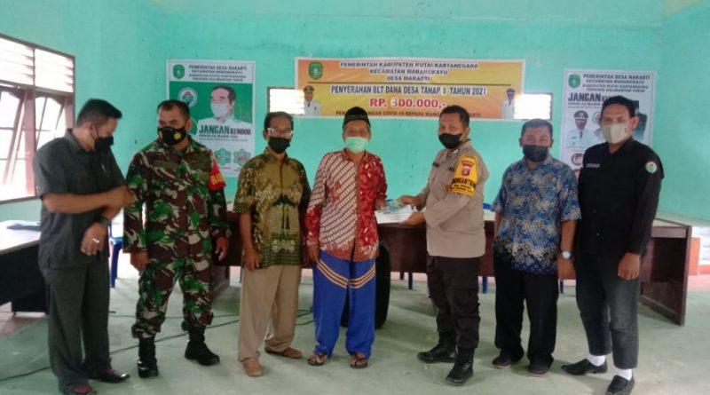 Pastikan Tepat Sasaran, Polres Bontang Kawal Penyaluran BLT Dana Desa di Marangkayu
