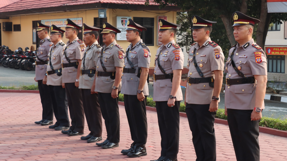 Polres Bontang Rombak Enam Posisi Strategis, Kabag Ops hingga Kapolsek Berganti