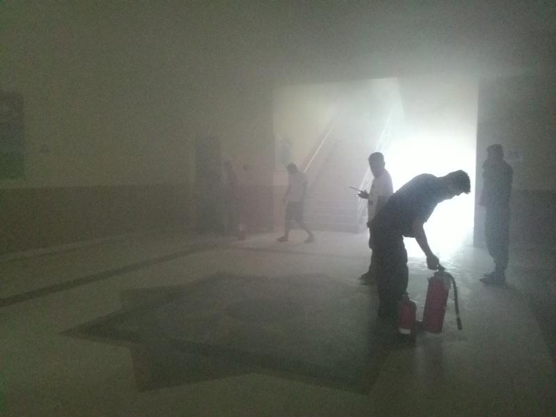 KANTOR DISOSNAKER BONTANG NYARIS HANGUS TERBAKAR