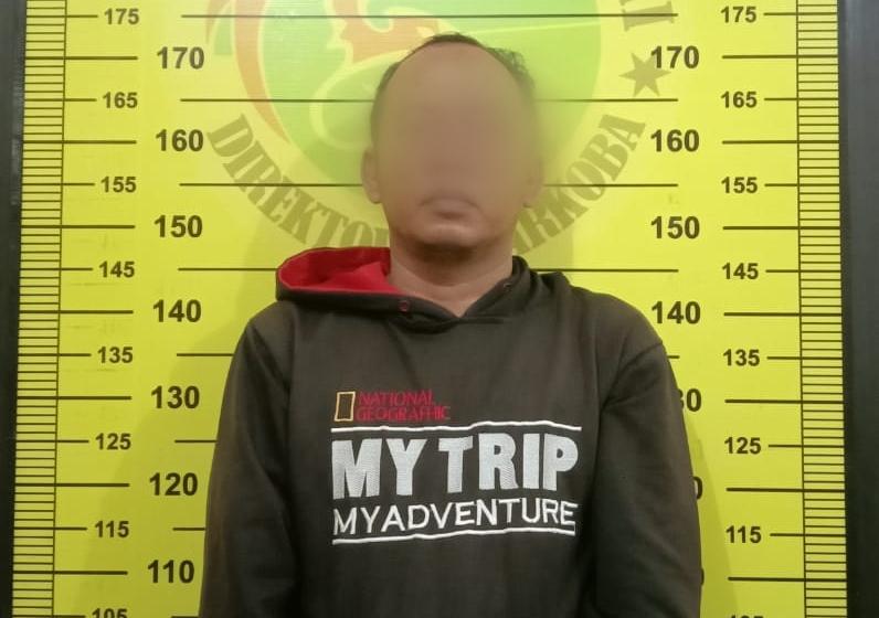 Apes! Dilaporkan Istri KDRT, Warga Bontang Ini Justru Kedapatan Miliki Sabu