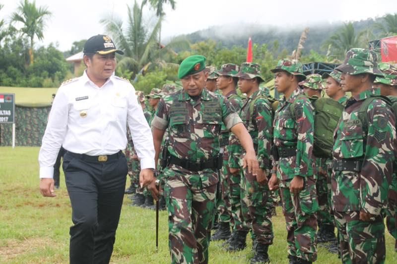 TNI Manunggal Membangun Desa (TMMD) ke-98 Pertama Kali di Mahulu Resmi Dibuka