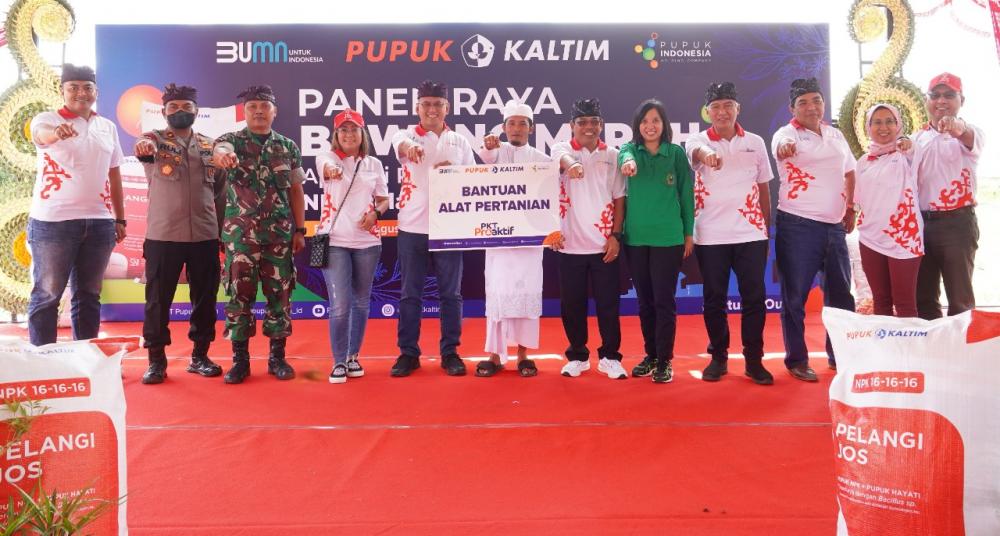 Panen Raya NPK Pelangi JOS, Produksi Bawang Merah Kintamani Naik Hingga 41 Persen