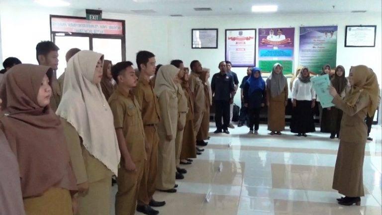 Tingkatkan Pelayanan, DSPM Bontang Lantik Puluhan Tenaga Honorer Baru