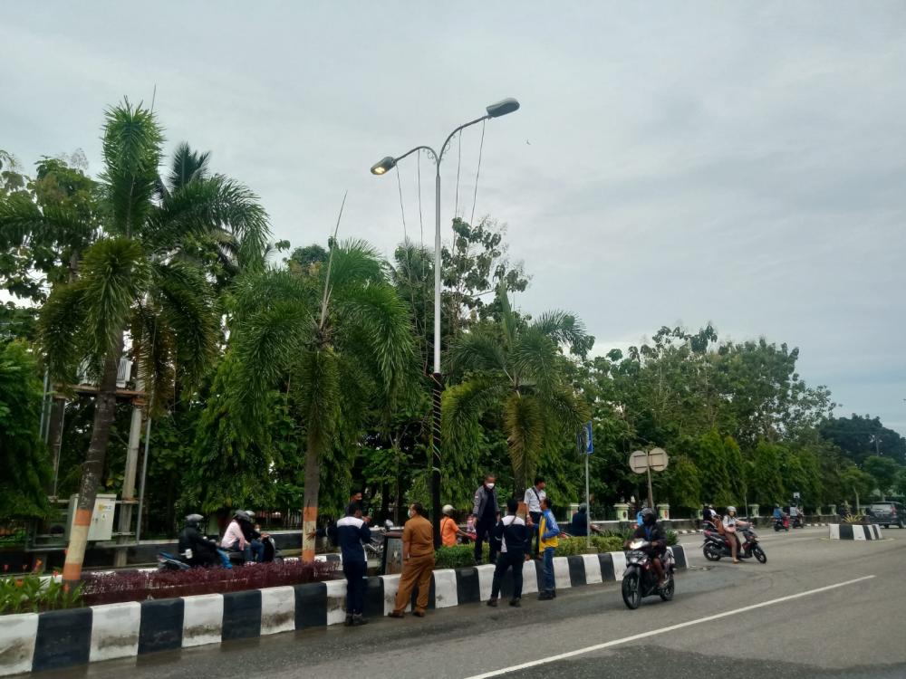 Lampu PJU Padam, Dishub Bontang Kerja Keras Lakukan Pembenahan