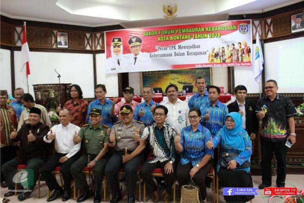 Sikapi Isu Miring, Badan Kesbangpol Bontang Gelar Rakor FPK