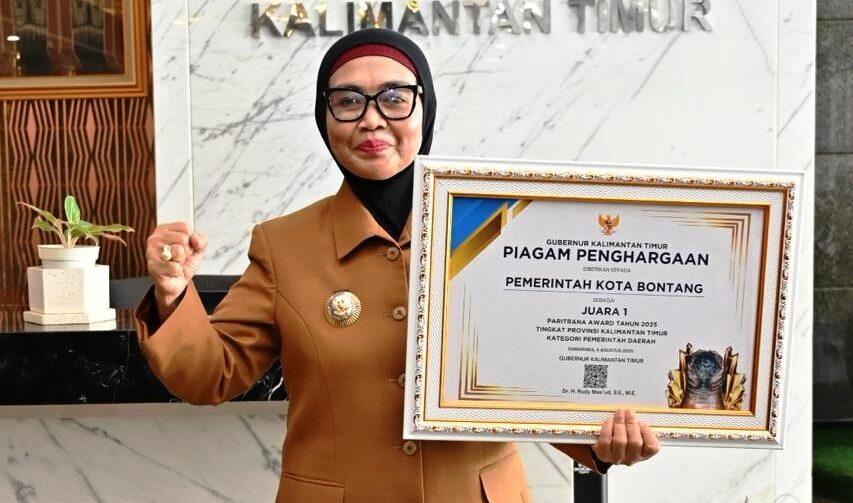 Menyala! Bontang Sabet Juara 1 Paritrana Award Kaltim