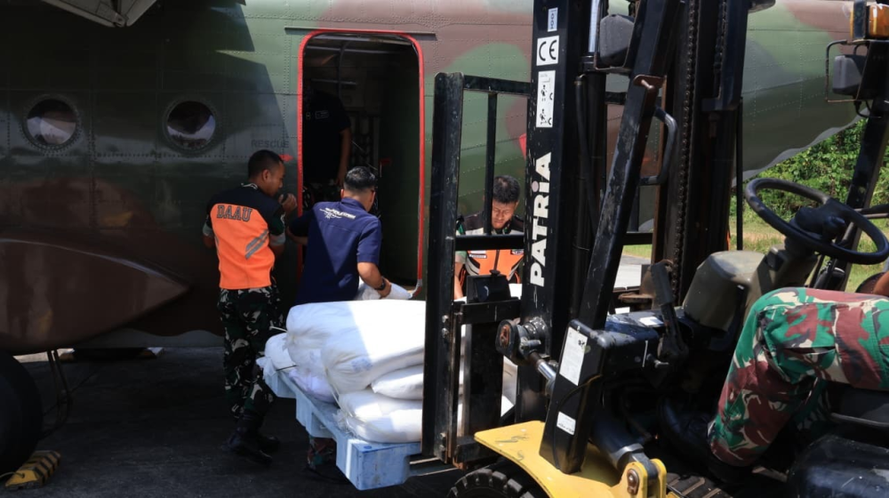Hari Kedua Operasi Modifikasi Cuaca di Kaltim, Lanud Dhomber Tebar 1,6 Ton NaCl