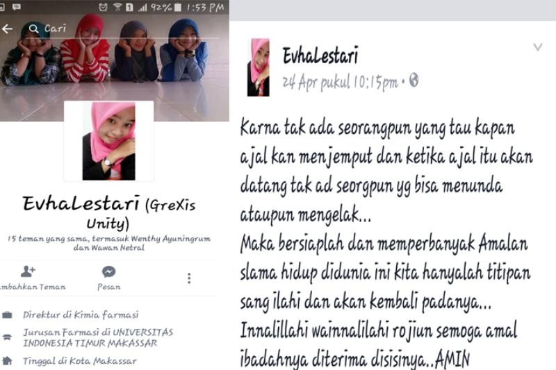INI PESAN EVA LESTARI SEBELUM MENINGGAL