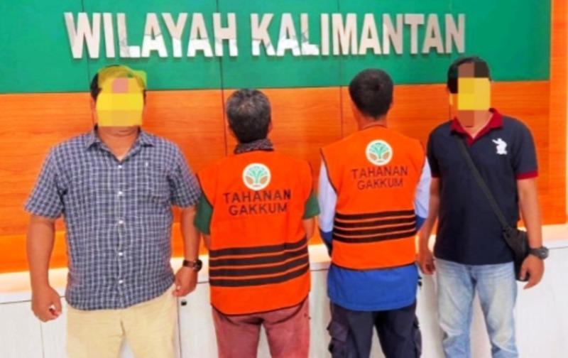 OTT di Hutan Lindung Sungai Wain: Dua Ekskavator Disita, Dua Orang Jadi Tersangka