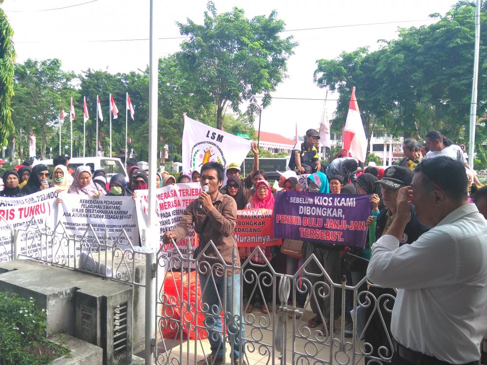 Pedagang Pelabuhan Semayang Datangi DPRD Balikpapan Protes Rencana Penggusuran 