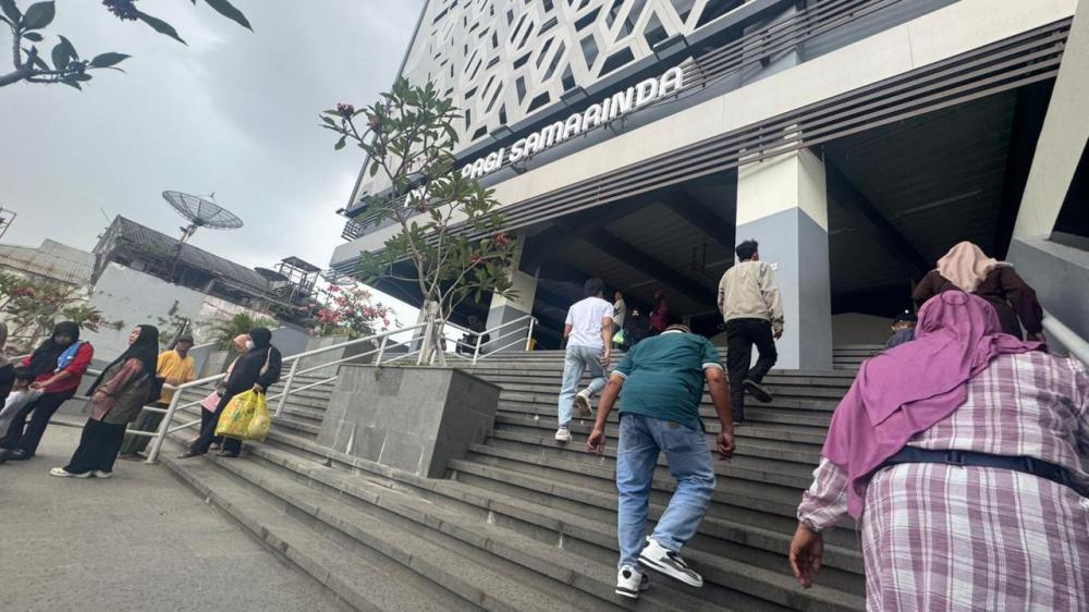 Keluhan Tempias Pasar Pagi Samarinda Dijawab, Proyek Sliding Rampung Akhir Tahun Ini