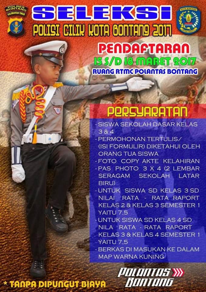 Seleksi Polisi Cilik Kota Bontang Segera Dibuka