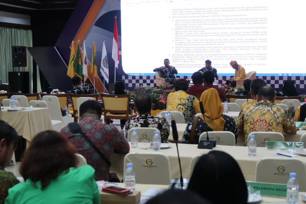 Wali Kota Bontang Beber Rekomendasi hasil Raker Apeksi Regional Kalimantan 2022
