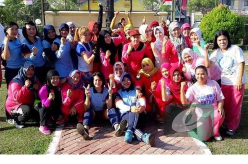 JUMAT SEHAT, JAJARAN POLRES BONTANG BERGOYANG