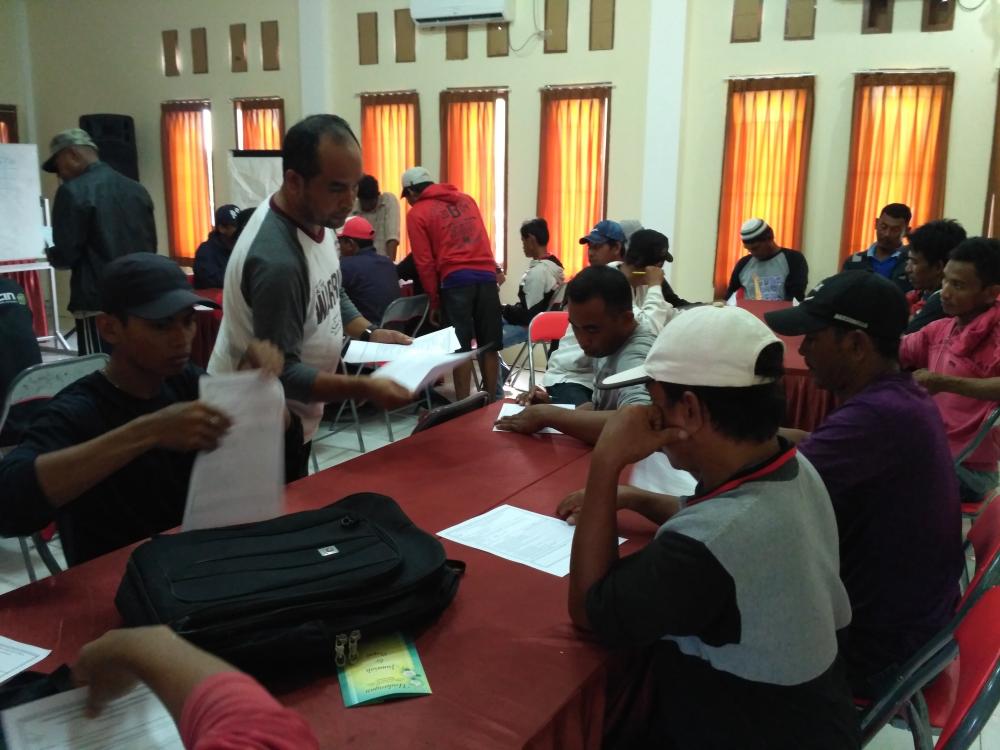 Ikut Pelatihan Gill Net, Nelayan di Bontang Komitmen Tinggalkan Mini Trol