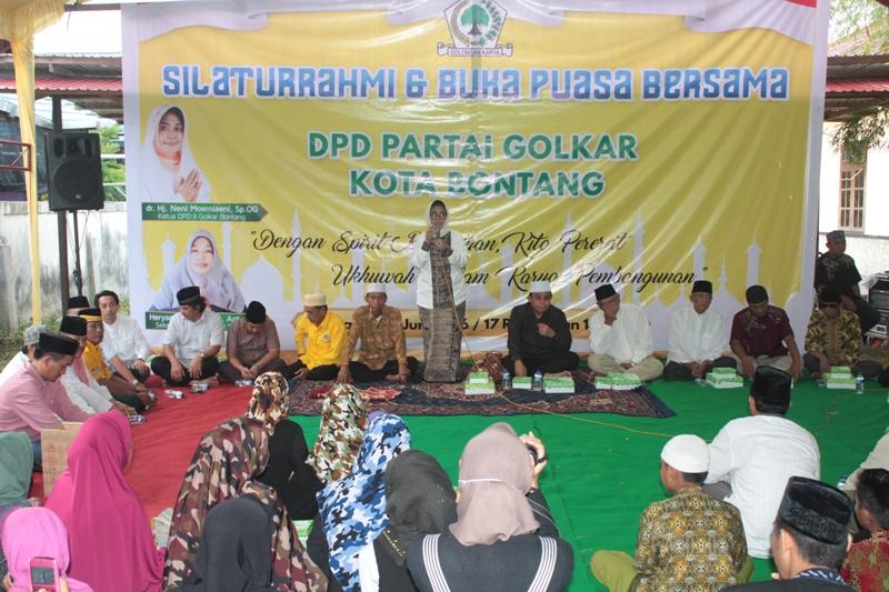 KETUA DPD II GOLKAR BONTANG MINTA MASYARAKAT TIDAK BERKECIL HATI