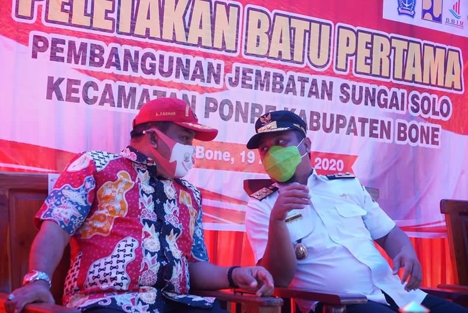 Groundbreaking, Jembatan Sungai Solo Desa Turu Adae Bone Resmi Dibangun