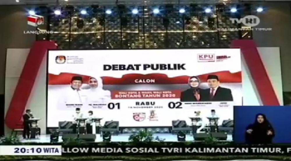 Debat Kedua Pilkada Bontang, Basri Tegas Soal Naker Lokal dan Neni Komitmen Jaga Lingkungan
