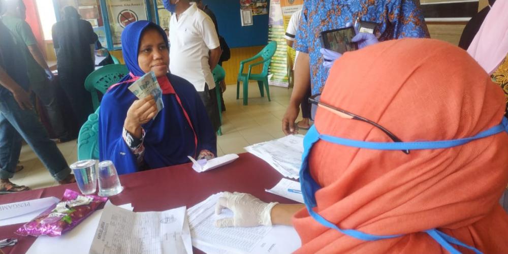 Corona Melanda, Sebanyak 1.284 Warga Berebas Tengah Terima Bantuan Dissos-PM