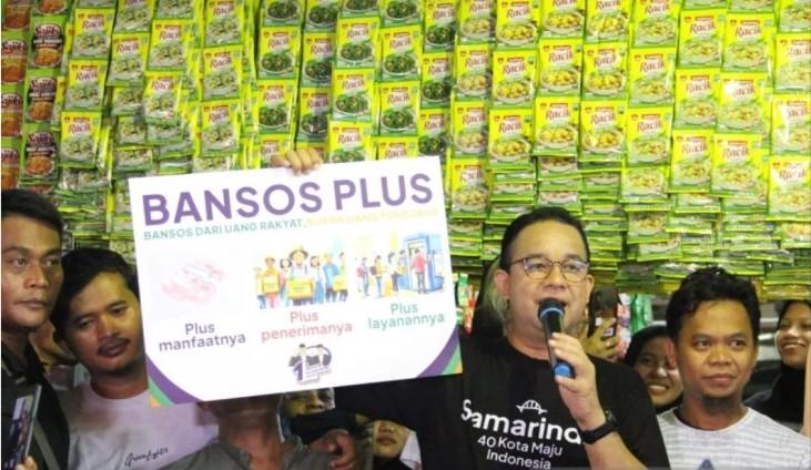 Kampanye di Samarinda, Anies Paparkan Bansos Plus, Harga Bapok hingga BBM   