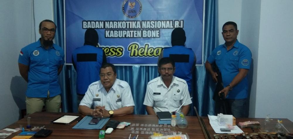 BNNK Bone Amankan Bandar Sabu dan BB Bernilai Puluhan Juta