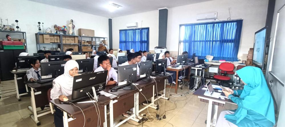 TKA SMPN 2 Bontang Diikuti 254 Siswa, Pelaksanaan Berjalan Lancar