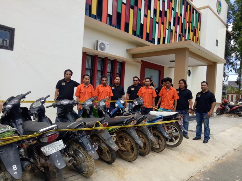 Dua Sindikat Curanmor Dicokok Polisi dengan Barang Bukti 34 Unit Motor