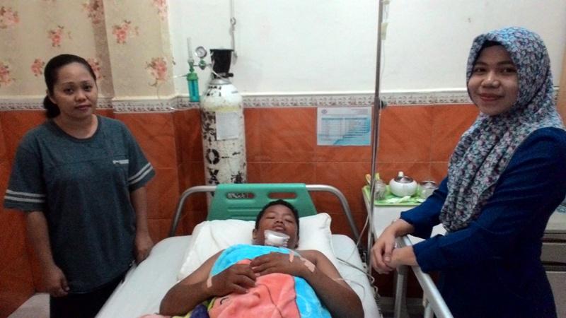 KONDISI SURYADI PENABRAK MOBIL DEWAN, KINI BERANGSUR MEMBAIK