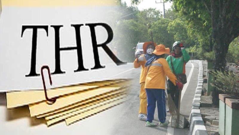 BURUH HARIAN LEPAS DKP BONTANG KEMBALI DAPAT THR