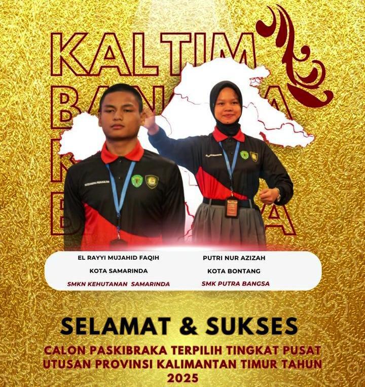 Minder dan Hampir Mundur, Cerita 2 Pelajar Kaltim Tembus Paskibraka Nasional