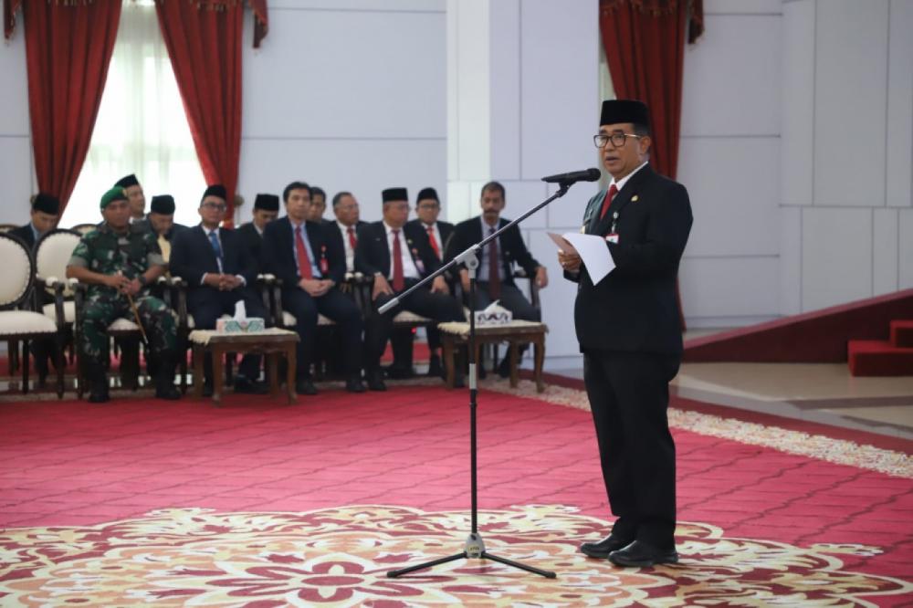 Akmal Malik Rotasi 7 Kepala Dinas dan Asisten Gubernur   