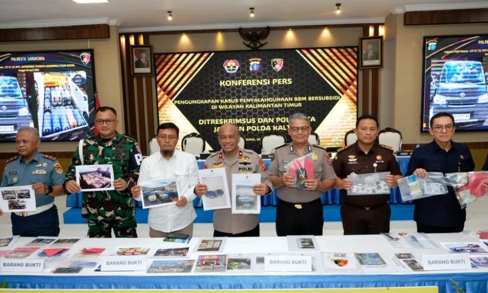 Polda Kaltim Bongkar Praktik Culas BBM Subsidi, Sita 20.867 Liter Solar dan Pertalite