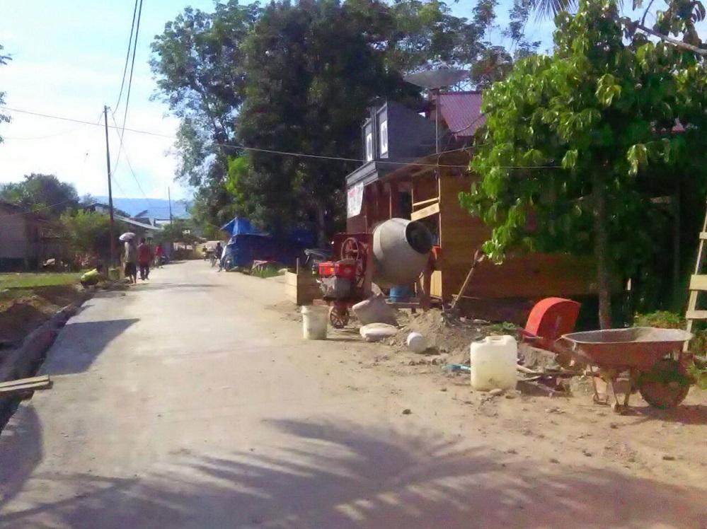 DPUPR Mahulu: Penyemenan Jalan Mamahak Besar Rampung Akhir 2017