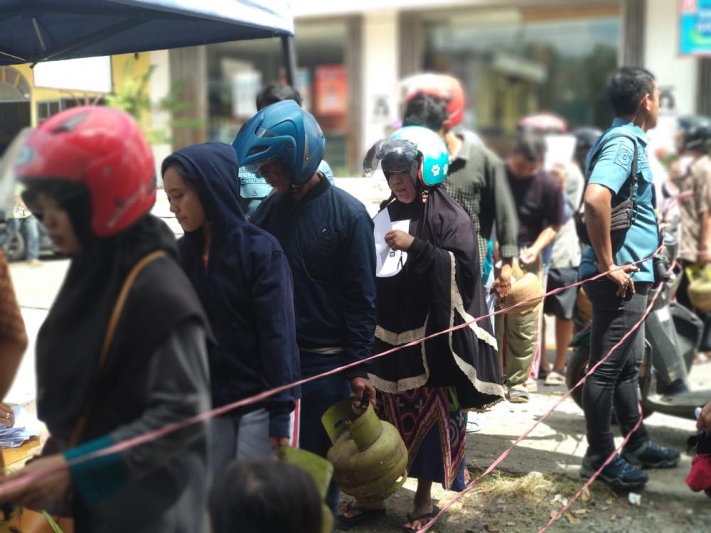 Polres Bone Usut Kelangkaan Gas Elpiji 3 Kg