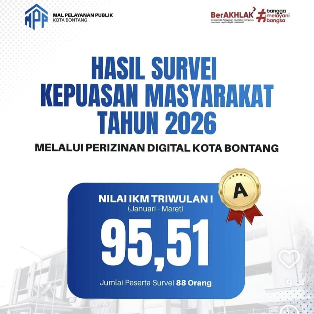 Survei Kepuasan Masyarakat Capai 95,51, DPMPTSP Bontang Terus Tingkatkan Kualitas Layanan Digital