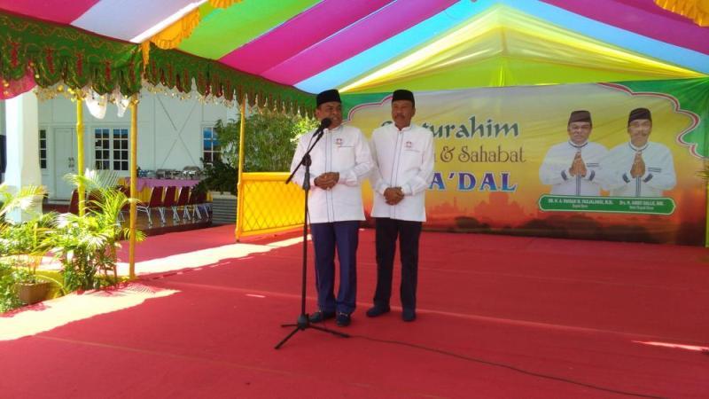 Ratusan Massa Pendukung Tafadal Geruduk Rujab Bupati Bone