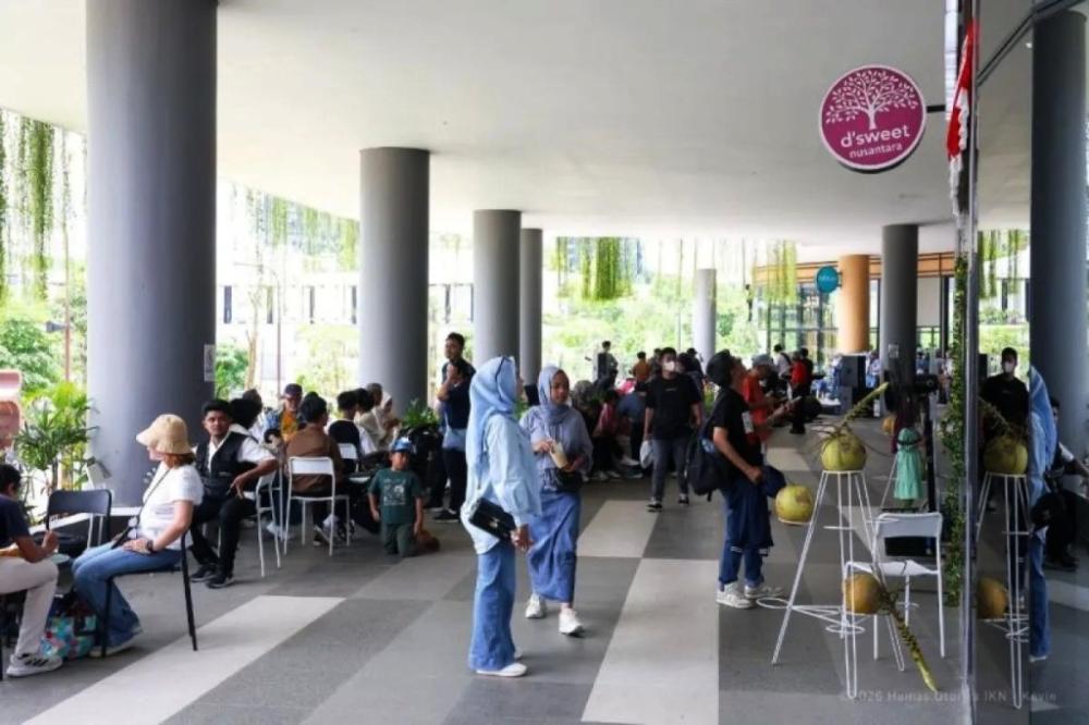 Serbuan Pengunjung IKN Bikin UMKM Panen, Omzet Tembus Rp20 Juta 