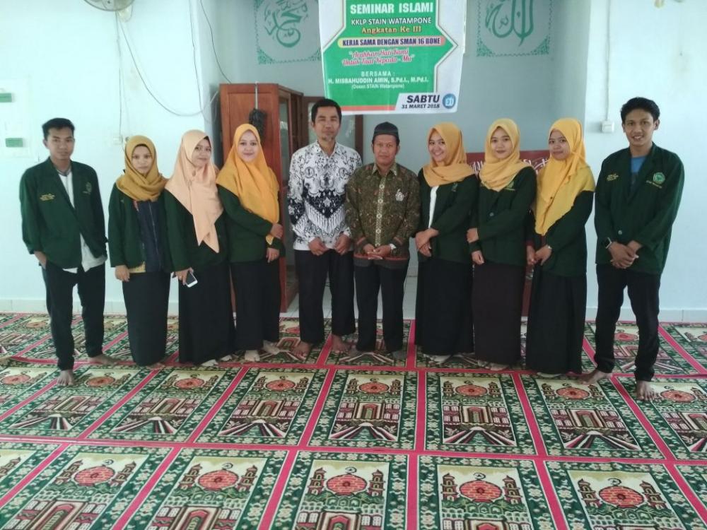 KKLP STAIN Watampone Tingkatkan Nilai Islami Siswa SMAN 16 Bone