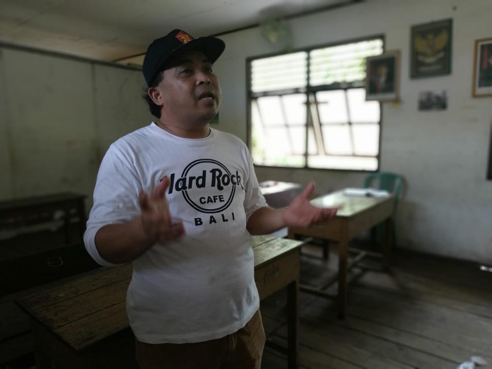 Agus Haris : Miris, Masih Ada Sekolah di Bontang Berbahan Dasar Kayu