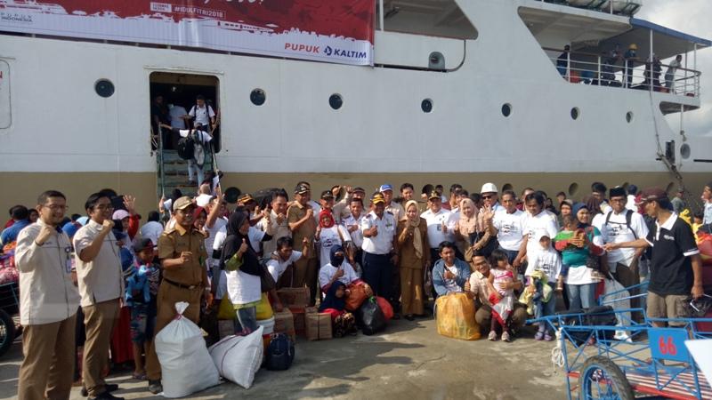 Pupuk Kaltim Kembali Melepas 477 Peserta Mudik Gratis Tujuan Sulsel