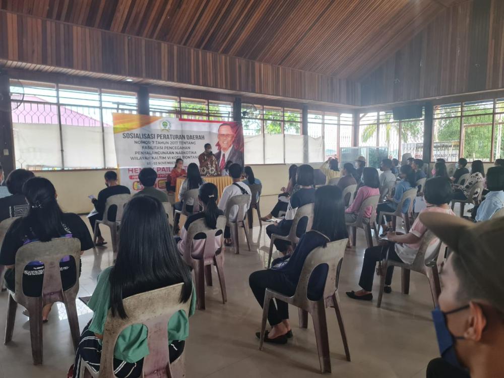 Sosialisasi Perda Kaltim, Henry Pailan Serukan Masyarakat Perangi Narkoba