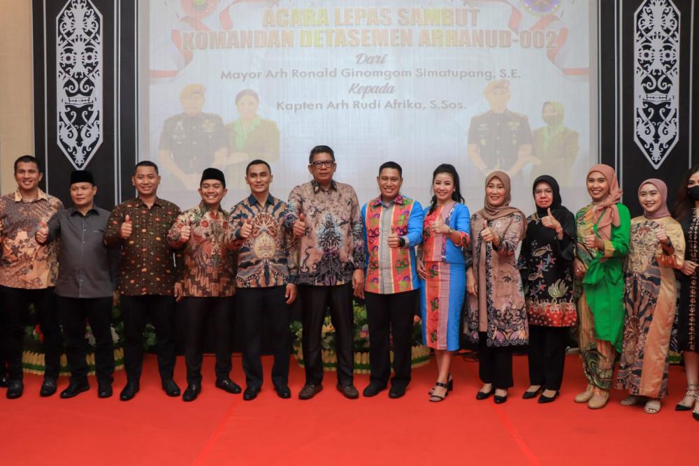 Komandan Detasemen Arhanud 002 Berganti, Wali Kota Bontang Harap Kerjasama Terus Terjalin