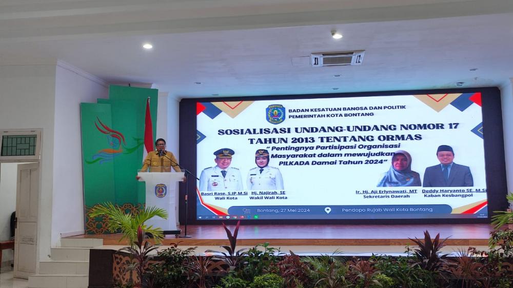 Sosialisasi UU Ormas, Punya Peran Wujudkan Pilkada Damai